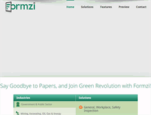 Tablet Screenshot of formzi.com